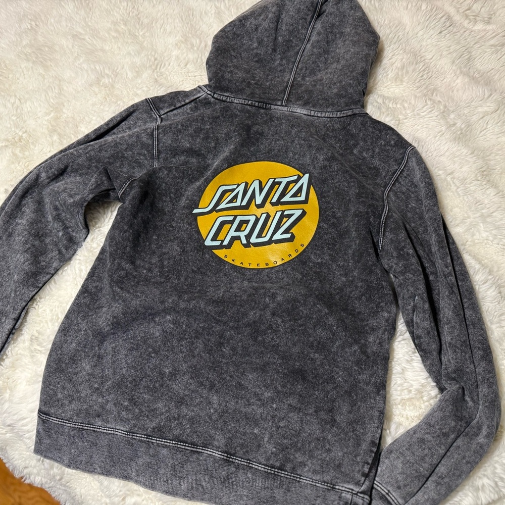 Santa Cruz Skateboards Acid wash Hoodie - Picture 2 of 3